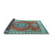 Sideview of Persian Light Blue Traditional Rug, tr2685lblu