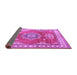 Sideview of Persian Purple Traditional Rug, tr2685pur