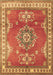 Machine Washable Persian Brown Traditional Rug, wshtr2685brn