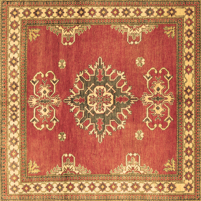 Square Machine Washable Persian Brown Traditional Rug, wshtr2685brn