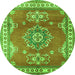 Machine Washable Persian Green Traditional Area Rugs, wshtr2685grn