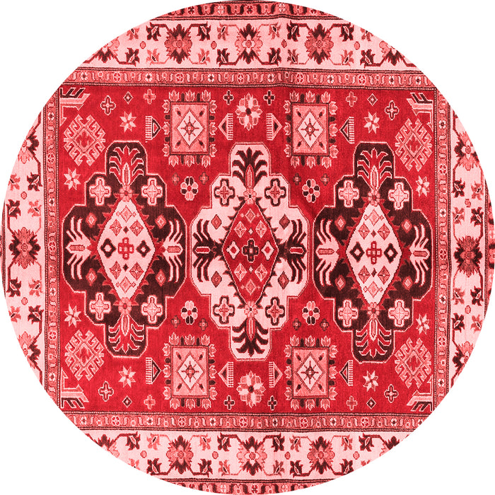 Machine Washable Persian Red Traditional Rug, wshtr2686red
