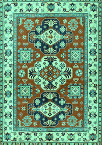 Persian Turquoise Traditional Rug, tr2686turq