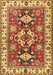 Machine Washable Persian Brown Traditional Rug, wshtr2686brn