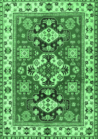 Persian Emerald Green Traditional Rug, tr2686emgrn