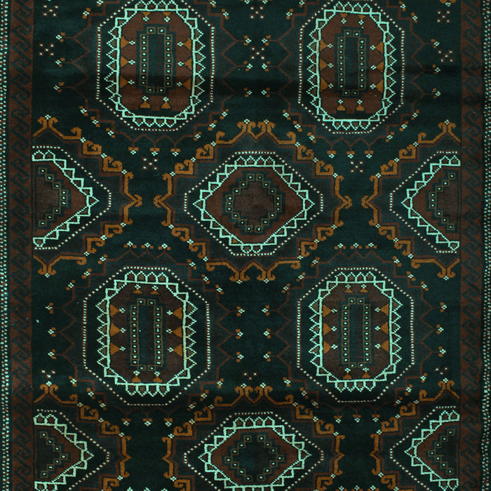 Machine Washable Persian Turquoise Traditional Area Rugs, wshtr2687turq