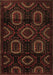 Machine Washable Persian Brown Traditional Rug, wshtr2687brn