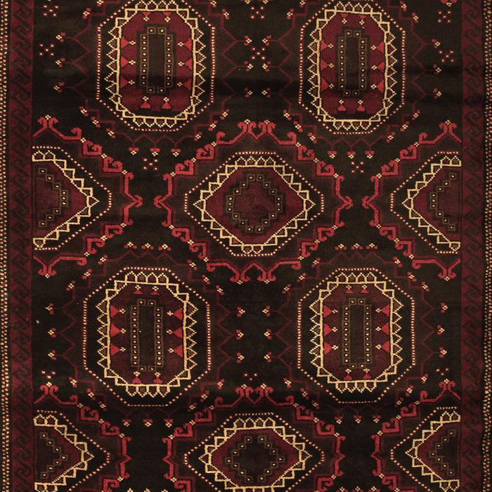 Machine Washable Persian Brown Traditional Rug, wshtr2687brn