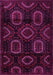 Machine Washable Persian Pink Traditional Rug, wshtr2687pnk