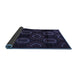 Sideview of Persian Blue Traditional Rug, tr2687blu