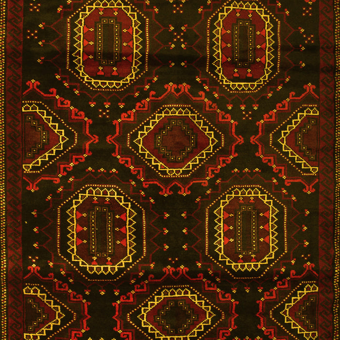 Machine Washable Persian Yellow Traditional Rug, wshtr2687yw