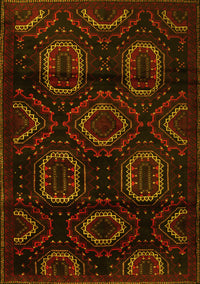 Persian Yellow Traditional Rug, tr2687yw