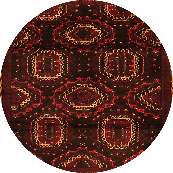 Machine Washable Persian Orange Traditional Area Rugs, wshtr2687org