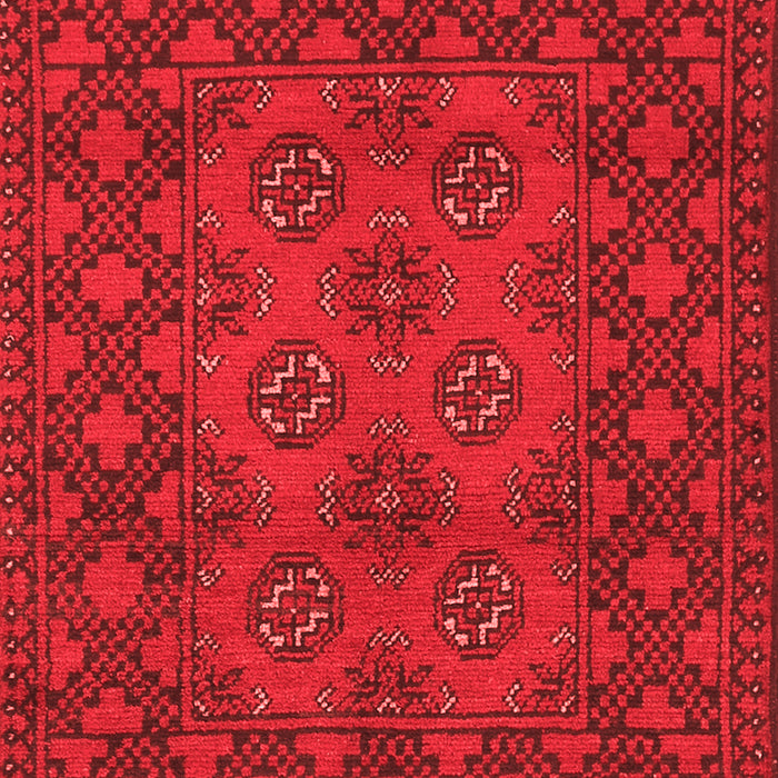 Machine Washable Persian Red Traditional Rug, wshtr2689red