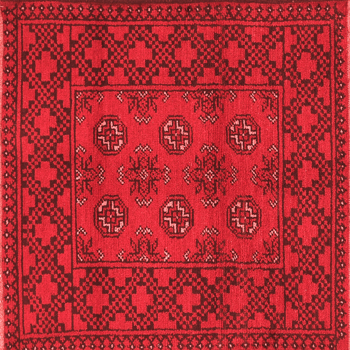 Machine Washable Persian Red Traditional Rug, wshtr2689red