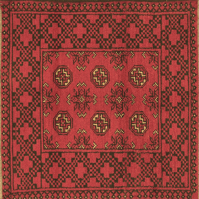 Square Persian Brown Traditional Rug, tr2689brn
