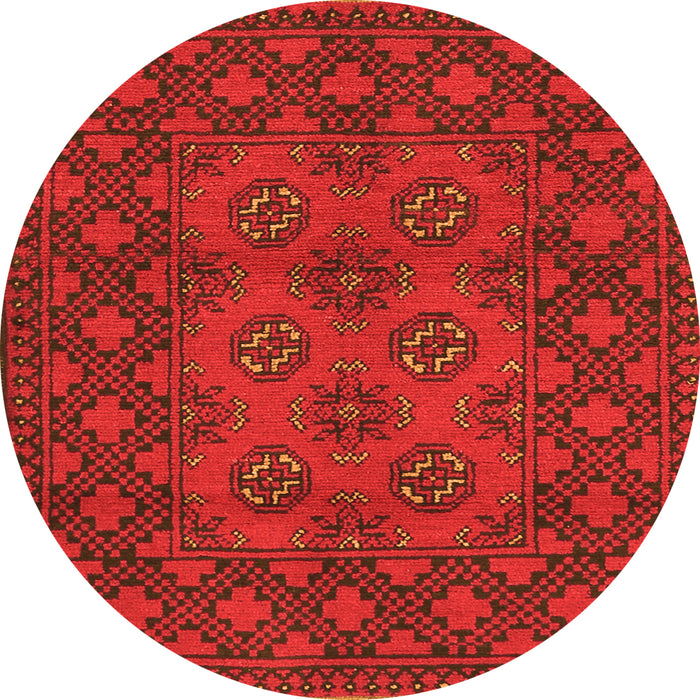 Machine Washable Persian Orange Traditional Area Rugs, wshtr2689org