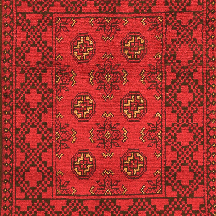 Serging Thickness of Machine Washable Persian Orange Traditional Area Rugs, wshtr2689org
