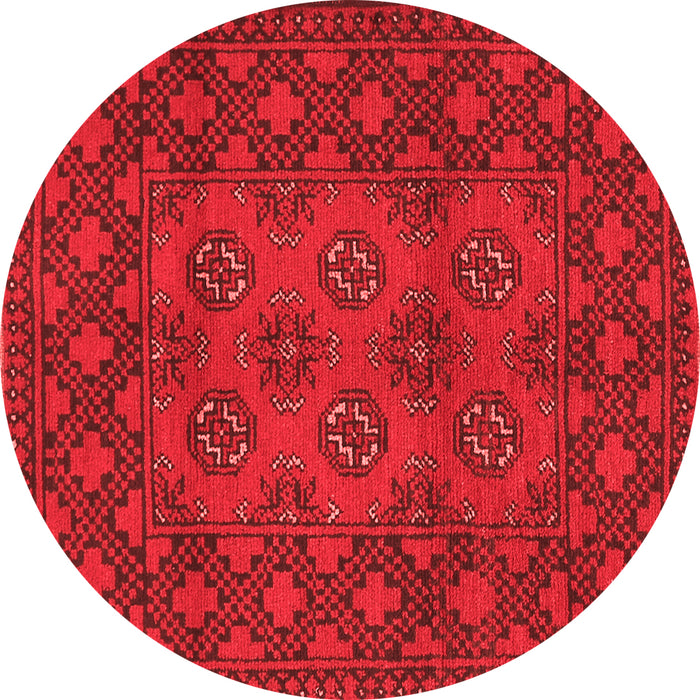 Machine Washable Persian Red Traditional Rug, wshtr2689red