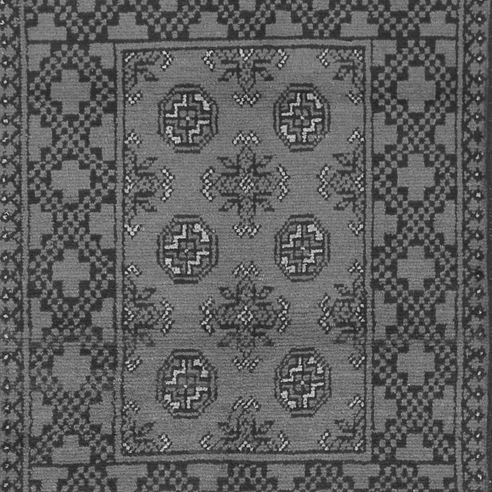 Serging Thickness of Machine Washable Persian Gray Traditional Rug, wshtr2689gry