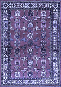 Animal Blue Traditional Rug, tr268blu