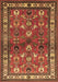 Machine Washable Animal Brown Traditional Rug, wshtr268brn