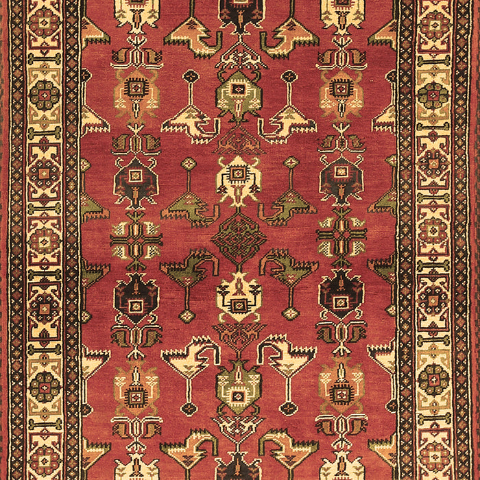Machine Washable Animal Brown Traditional Rug, wshtr268brn