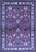 Machine Washable Animal Blue Traditional Rug, wshtr268blu