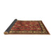 Sideview of Animal Brown Traditional Rug, tr268brn