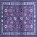 Square Animal Blue Traditional Rug, tr268blu