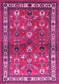 Animal Pink Traditional Rug, tr268pnk