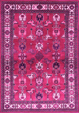 Animal Pink Traditional Rug, tr268pnk