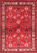 Animal Red Traditional Area Rugs