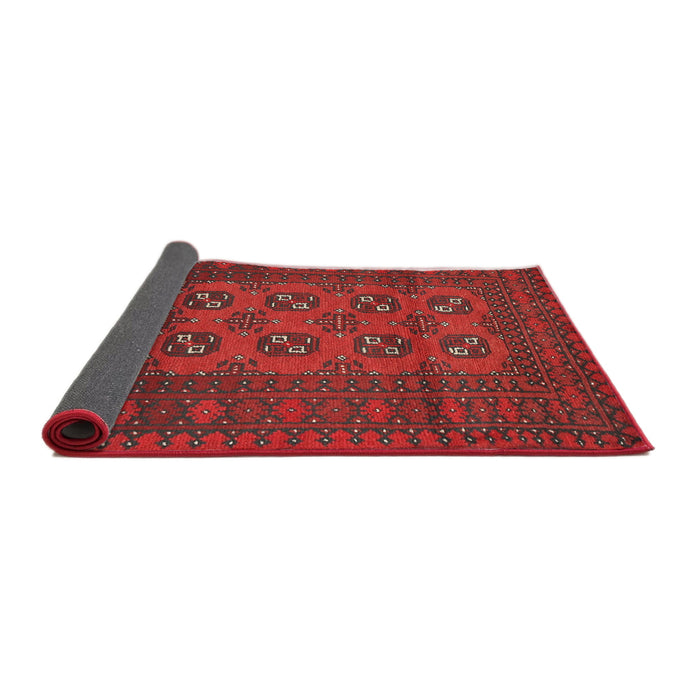 Sideview of Traditional Brown Red Persian Rug, tr2690