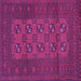 Square Persian Purple Traditional Rug, tr2690pur