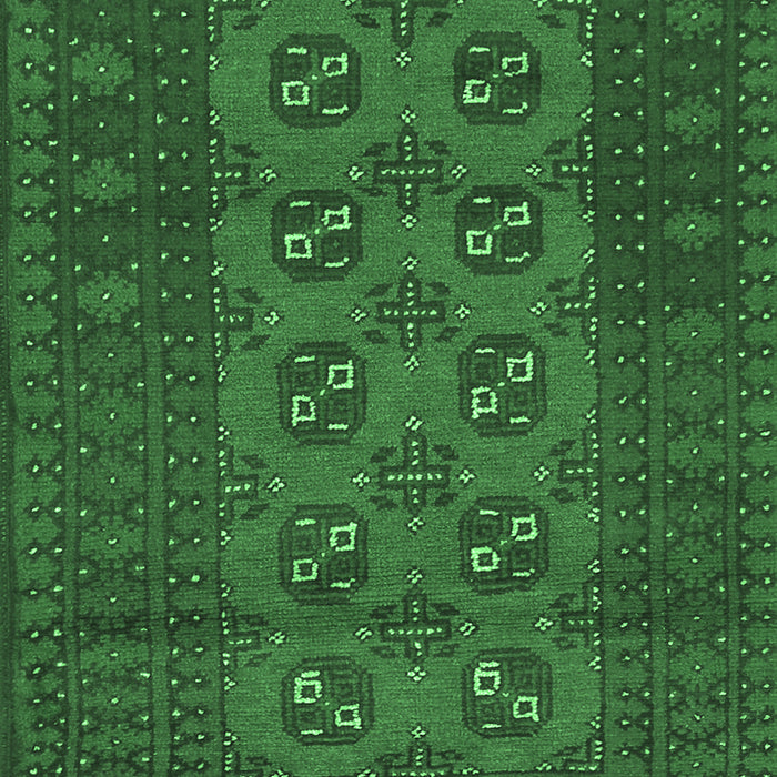 Machine Washable Persian Emerald Green Traditional Area Rugs, wshtr2690emgrn