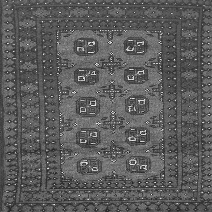 Round Machine Washable Persian Gray Traditional Rug, wshtr2690gry