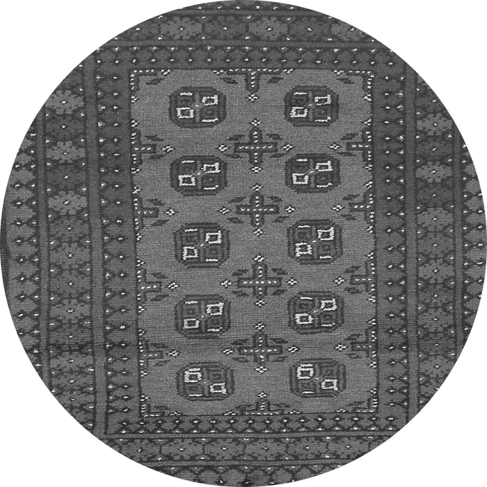 Machine Washable Persian Gray Traditional Rug, wshtr2690gry