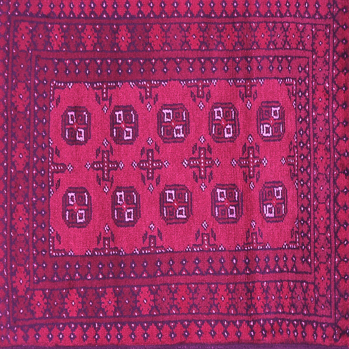 Square Machine Washable Persian Pink Traditional Rug, wshtr2690pnk