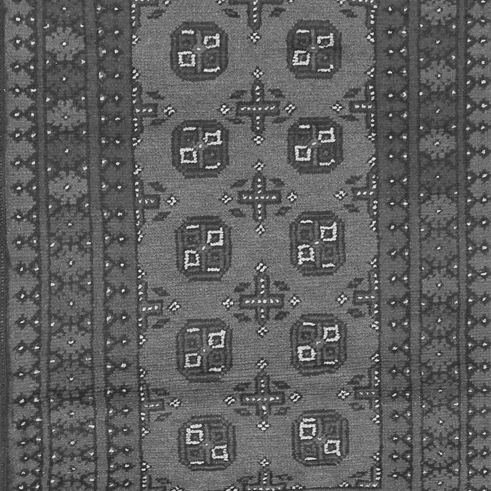 Serging Thickness of Machine Washable Persian Gray Traditional Rug, wshtr2690gry