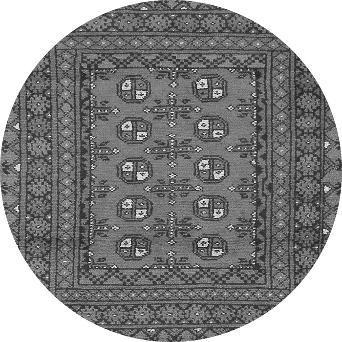 Machine Washable Persian Gray Traditional Rug, wshtr2691gry