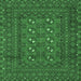 Square Persian Emerald Green Traditional Rug, tr2691emgrn