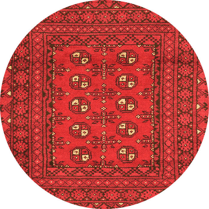 Machine Washable Persian Orange Traditional Area Rugs, wshtr2691org