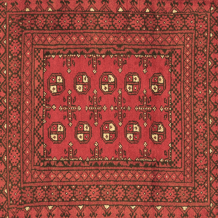 Square Machine Washable Persian Brown Traditional Rug, wshtr2691brn