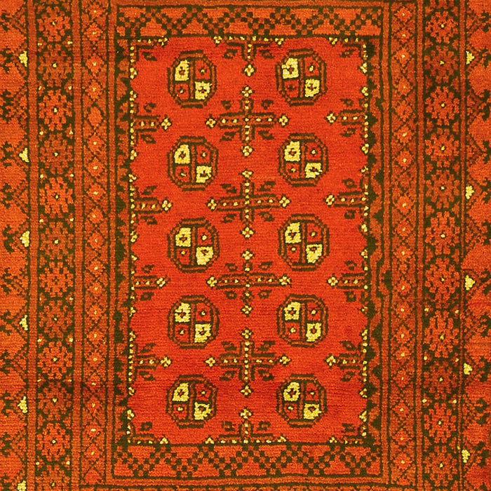 Machine Washable Persian Yellow Traditional Rug, wshtr2691yw