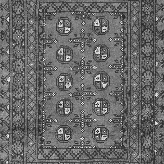 Serging Thickness of Machine Washable Persian Gray Traditional Rug, wshtr2691gry