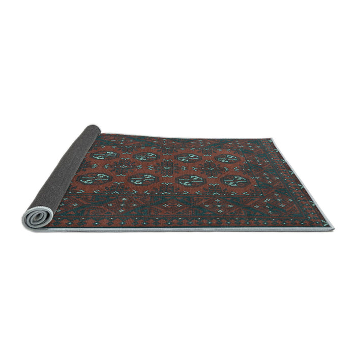 Sideview of Persian Light Blue Traditional Rug, tr2692lblu