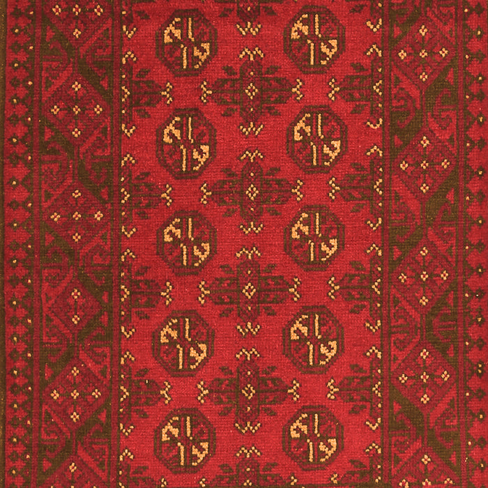Serging Thickness of Machine Washable Persian Orange Traditional Area Rugs, wshtr2692org
