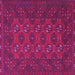 Square Persian Pink Traditional Rug, tr2692pnk