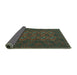 Sideview of Persian Turquoise Traditional Rug, tr2692turq